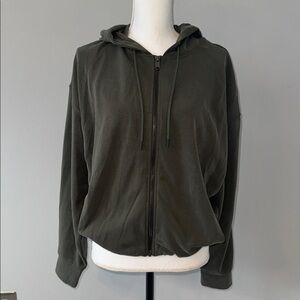Athleta Seasoft Bubble Hem Full Zip